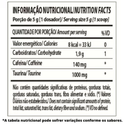 evora-pw-pre-treino-300g-integralmedica-tabela-nutricional-sao paulo-brasil