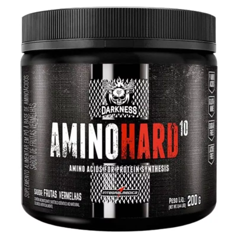 amino-hard-10-200g-integralmedica-frutas-vermelhas-sao-paulo-brasil