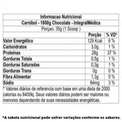 carnibol-darkness-1800g-integralmedica-tabela-nutricional-sao-paulo-brasil