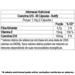 coenzima-q10-60-caps-nutrify-tabela-nutricional-sao-paulo-brasil