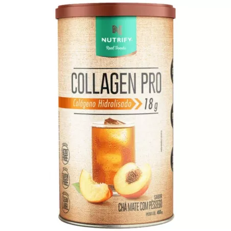 collagen-pro-450g-nutrify-cha-mate-pessego-sao-paulo-brasil