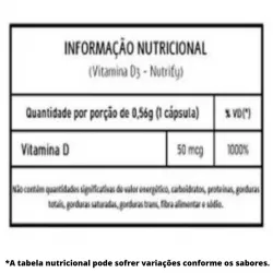vitamina-d3-120-caps-nutrify-tabela-nutricional-sao-paulo-brasil