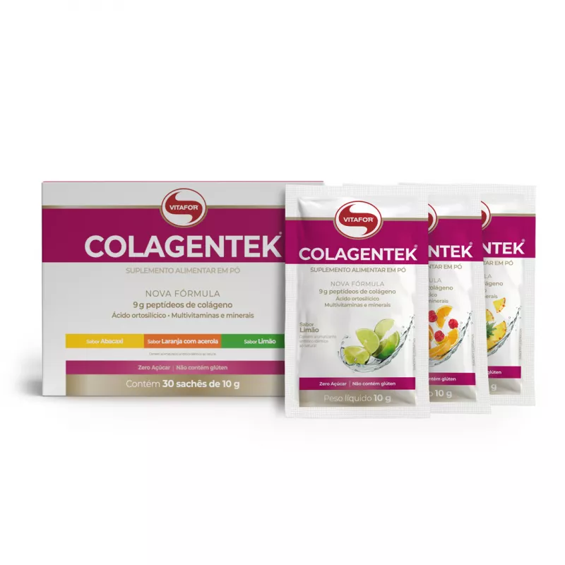 Peptidios-de-Colageno-Hidrolizado-Colagentek-30-saches-de-10g-Vitafor
